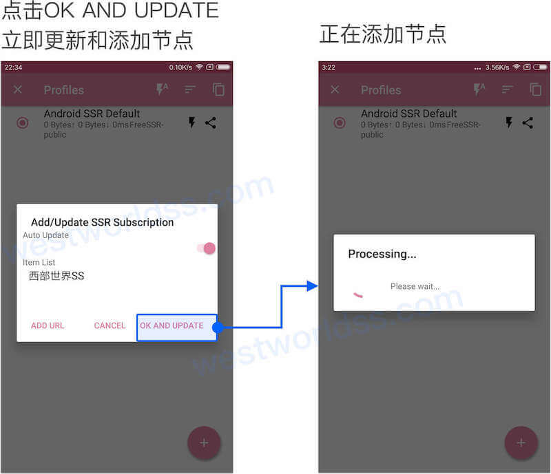 安卓代理app客户端教程,支持ssr、、。西部世界